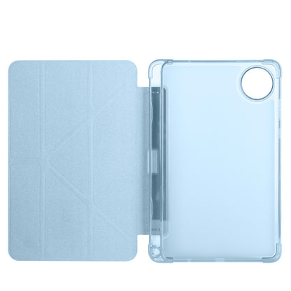 Xiaomi Redmi Pad SE 8.7 Kılıf Zore Tri Folding Kalem Bölmeli Standlı Kılıf Gri