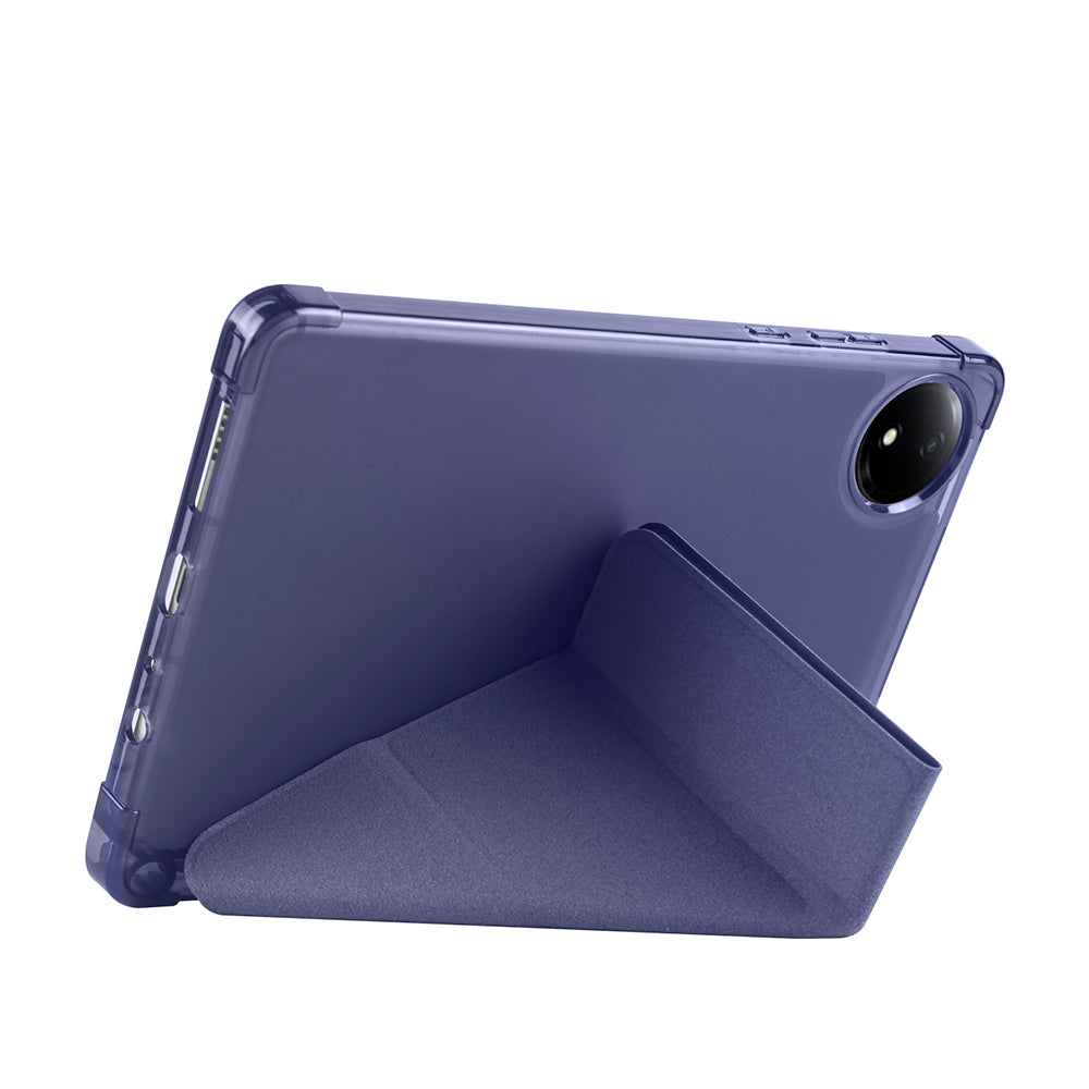 Xiaomi Redmi Pad SE 8.7 Kılıf Zore Tri Folding Kalem Bölmeli Standlı Kılıf Rose Gold
