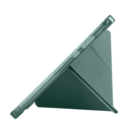 Xiaomi Redmi Pad SE 8.7 Kılıf Zore Tri Folding Kalem Bölmeli Standlı Kılıf Gri