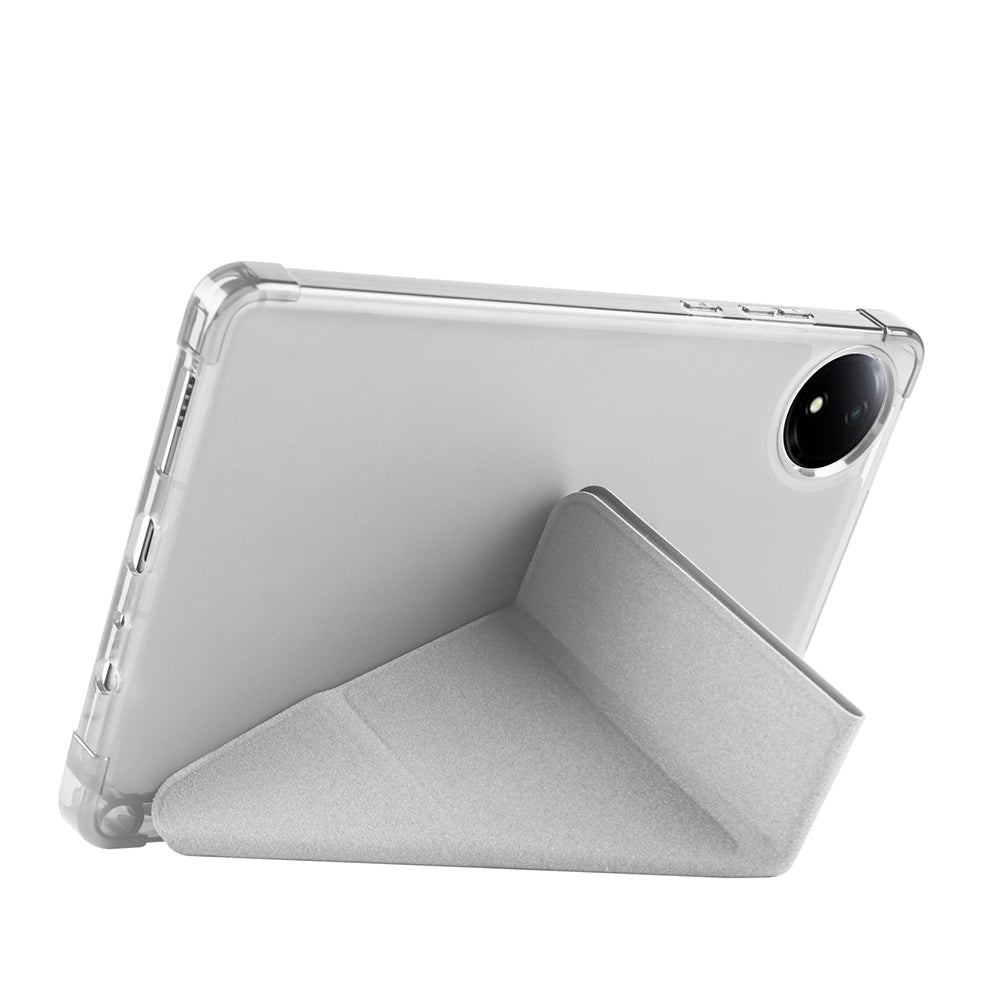 Xiaomi Redmi Pad SE 8.7 Kılıf Zore Tri Folding Kalem Bölmeli Standlı Kılıf Rose Gold