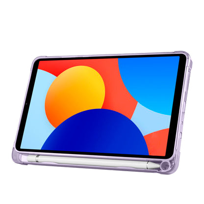 Xiaomi Redmi Pad SE 8.7 Kılıf Zore Tri Folding Kalem Bölmeli Standlı Kılıf Siyah