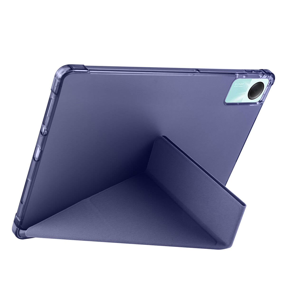 Xiaomi Redmi Pad SE Kılıf Zore Tri Folding Kalem Bölmeli Standlı Kılıf Siyah