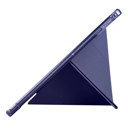 Xiaomi Redmi Pad SE Kılıf Zore Tri Folding Kalem Bölmeli Standlı Kılıf Mor