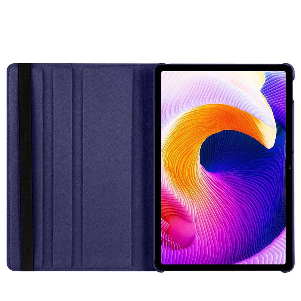 Xiaomi Redmi Pad SE Zore Dönebilen Standlı Kılıf Mor