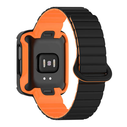 Xiaomi Redmi Watch 1 Silikon Kordon Zore KRD-105 Strap Kayış Pudra