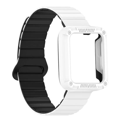 Xiaomi Redmi Watch 2 Silikon Kordon Zore KRD-105 Strap Kayış Gri-Turuncu