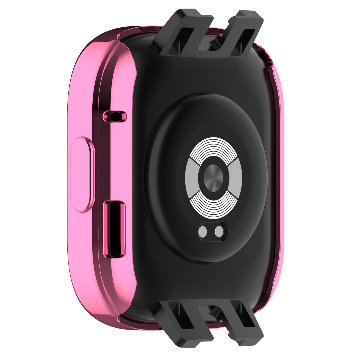 Xiaomi Redmi Watch 3 360 Derece Korumalı Kasa ve Ekran Koruyucu Zore Watch Gard 30 Pembe