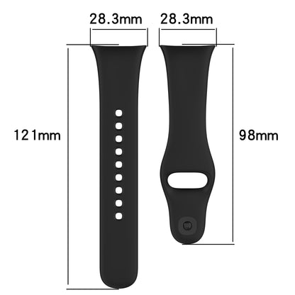 Xiaomi Redmi Watch 3 Zore KRD-81 Silikon Kordon Koyu Gri