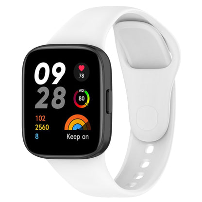 Xiaomi Redmi Watch 3 Zore KRD-81 Silikon Kordon Beyaz