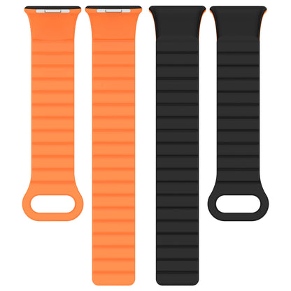 Xiaomi Redmi Watch 4 Silikon Kordon Zore KRD-105 Strap Kayış Pembe-Mavi