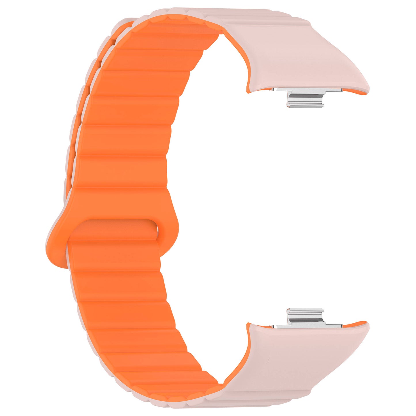 Xiaomi Redmi Watch 4 Silikon Kordon Zore KRD-105 Strap Kayış Koyu Kırmızı-Siyah