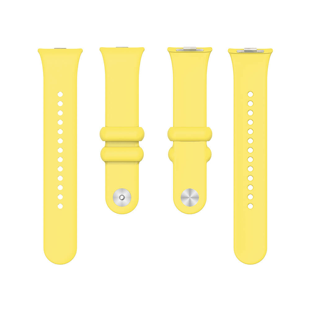 Xiaomi Redmi Watch 4 Zore KRD-109 Silikon Kordon Sarı