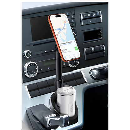 Yesido C230 Ayarlanabilir Yükseklikli 360 Derece Dönen 16 Mıknatıslı Bardaklıklı Magsafe Araç Tutucu