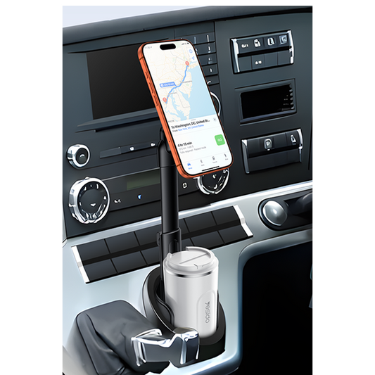 Yesido C230 Ayarlanabilir Yükseklikli 360 Derece Dönen 16 Mıknatıslı Bardaklıklı Magsafe Araç Tutucu