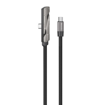 Yesido CA207 60W Type-C to Type-C Standlı Örgülü Hızlı Şarj ve Data Kablosu