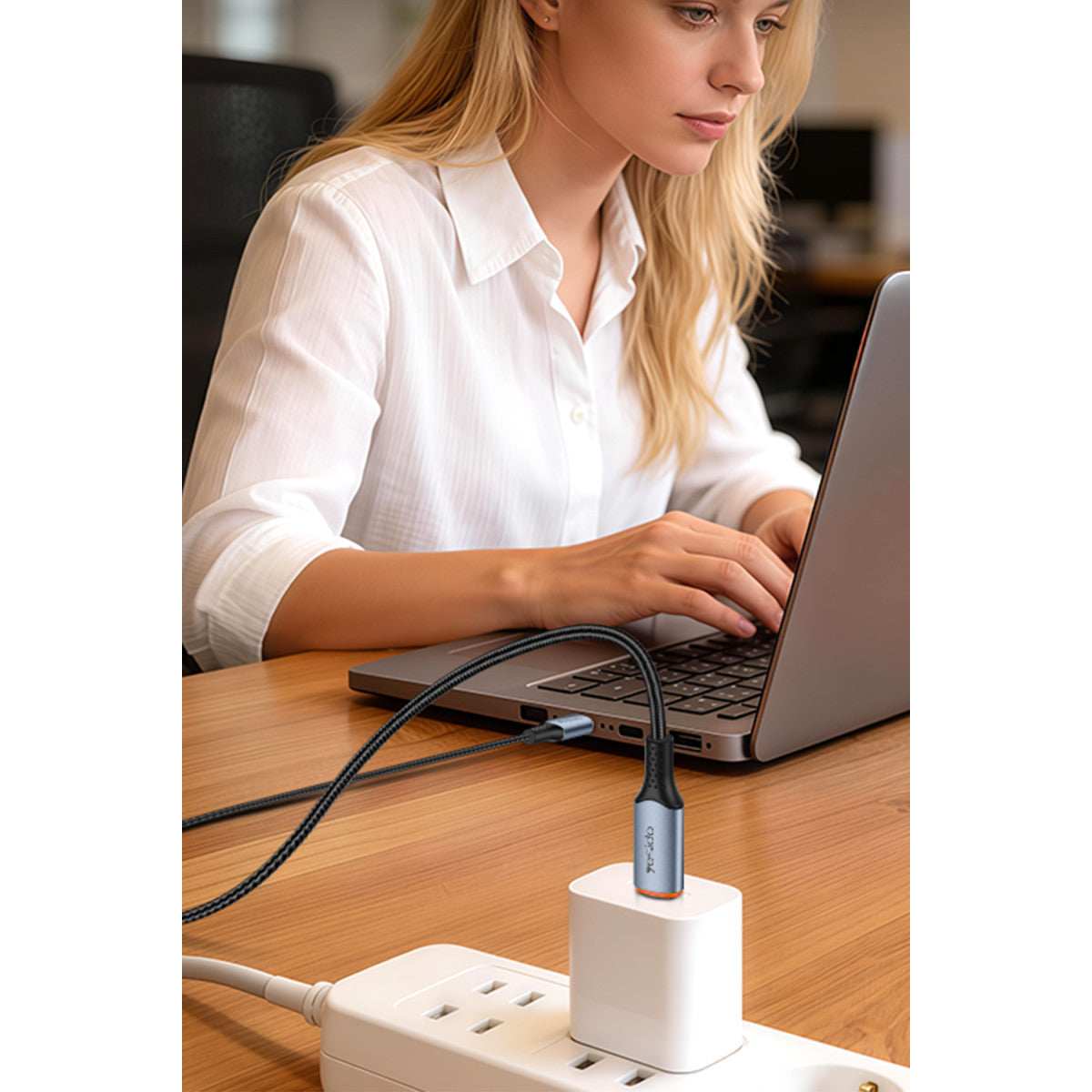 Yesido CA212 1M 140W Type-C to Type-C PPS Destekli Hızlı Şarj Kablosu