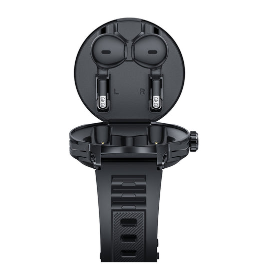 Yesido IO50 TWS Kulaklık Entegre ABS PC Gövdeli Silikon Kordonlu Akıllı Saat