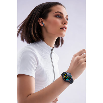 Yesido IO50 TWS Kulaklık Entegre ABS PC Gövdeli Silikon Kordonlu Akıllı Saat