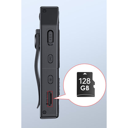 Yesido KM25 1.3inch Ekranlı 180 Derece Dönebilen 1080P Vücut Kamerası