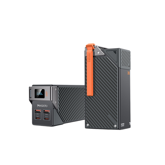 Yesido YP62 30000mAh Hızlı Şarj Powerbank - Siyah