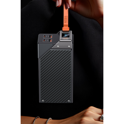 Yesido YP62 30000mAh Hızlı Şarj Powerbank - Siyah