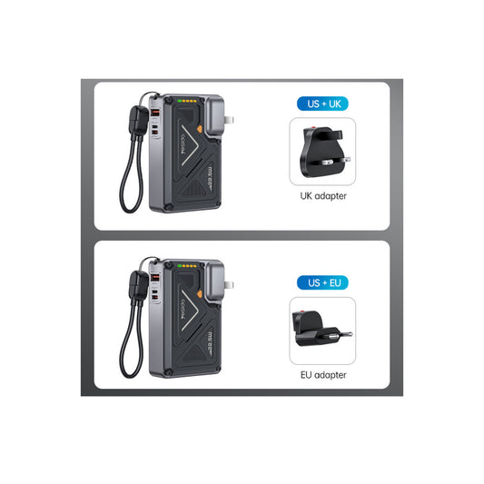 Yesido YP89 Akım Korumalı ve Stantlı 10.000 mAh 5in1 22.5W PD ve 15W Kablosuz Hızlı Şarj Destekli Magsafe Powerbank