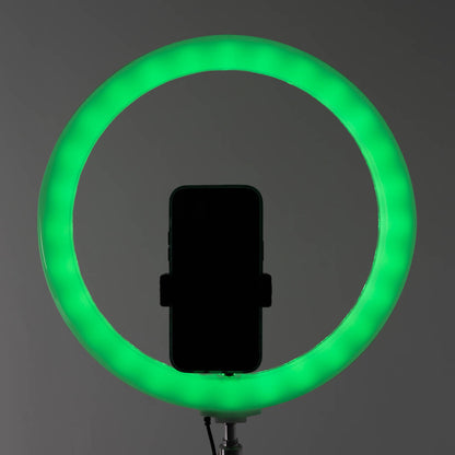 Zore 3D-36 36cm Canlı Yayın ve Ambiyans RGB Led Ring Light Siyah