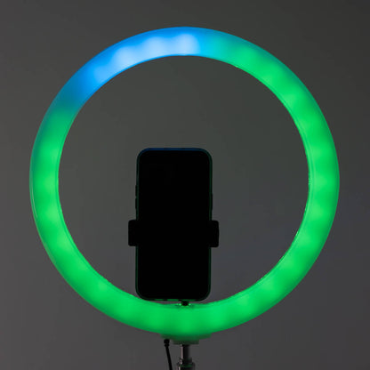 Zore 3D-36 36cm Canlı Yayın ve Ambiyans RGB Led Ring Light Siyah