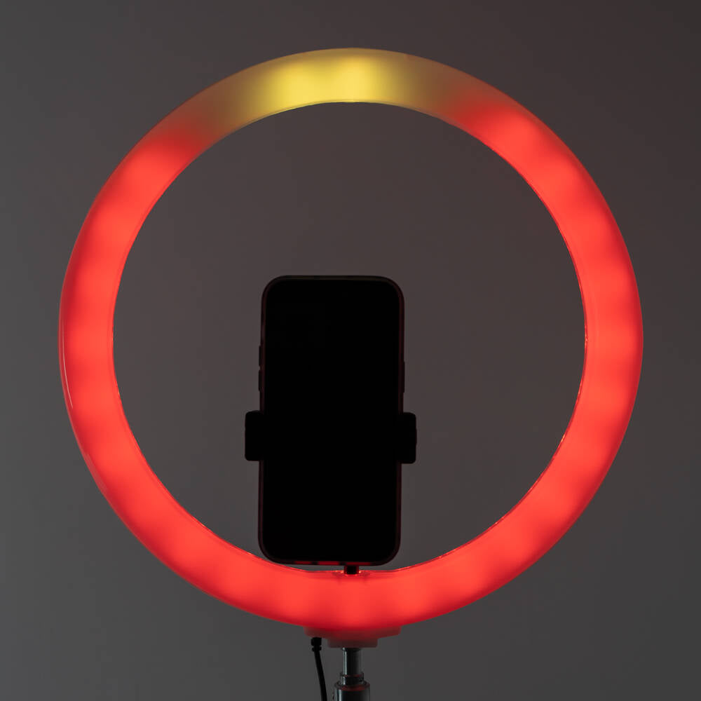 Zore 3D-36 36cm Canlı Yayın ve Ambiyans RGB Led Ring Light Siyah