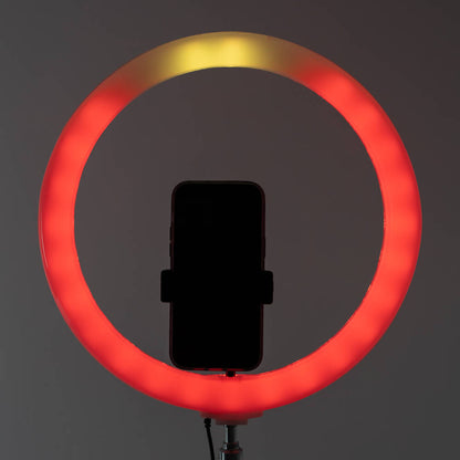 Zore 3D-36 36cm Canlı Yayın ve Ambiyans RGB Led Ring Light Siyah