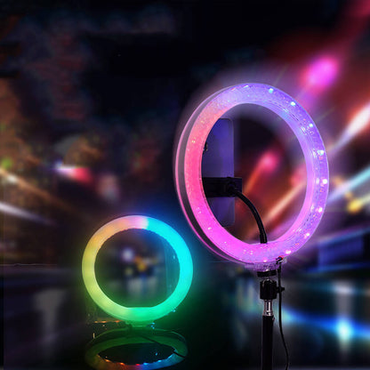 Zore 3D-36 36cm Canlı Yayın ve Ambiyans RGB Led Ring Light Siyah