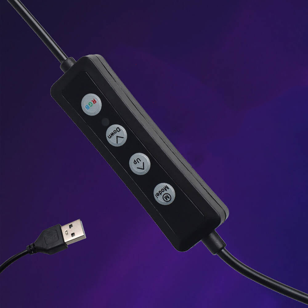 Zore 3D-36 36cm Canlı Yayın ve Ambiyans RGB Led Ring Light Siyah