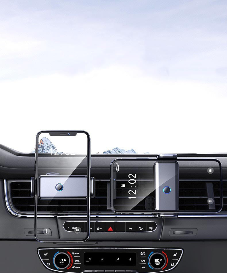 Zore 921 Otomatik Sensörlü Havalandırma ve Düz Zemin Dizayn Araç Telefon Tutucu Siyah