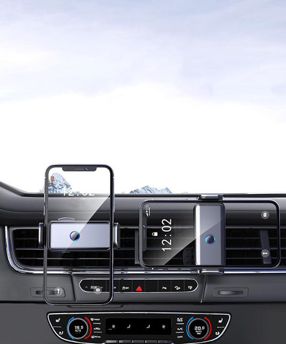 Zore 921 Otomatik Sensörlü Havalandırma ve Düz Zemin Dizayn Araç Telefon Tutucu Siyah