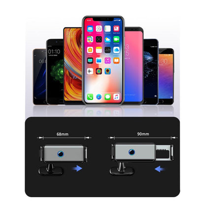 Zore 921 Otomatik Sensörlü Havalandırma ve Düz Zemin Dizayn Araç Telefon Tutucu Siyah