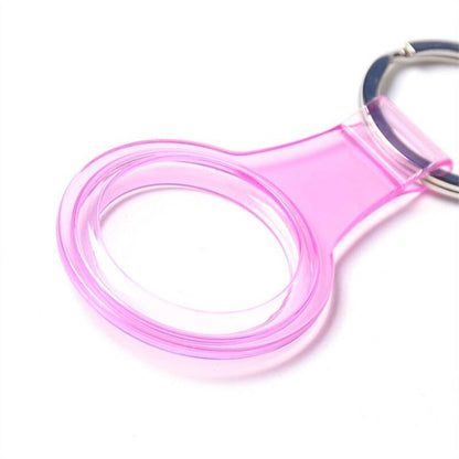 Zore Airtag 07 Silikon Anahtarlık Pembe