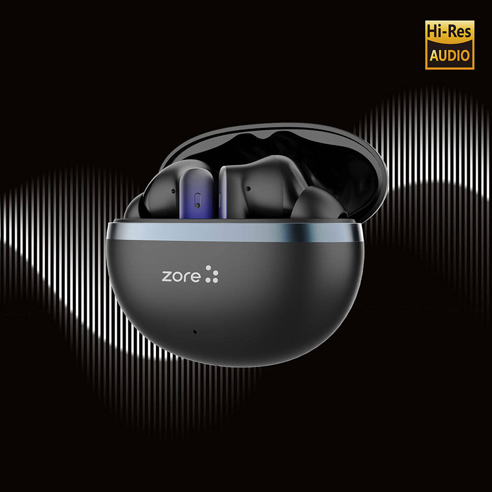 Zore BTK-ZR101 Kulak İçi Bluetooth Kulaklık Aktif Gürültü Önleyici Özellikli ANC ve ENC Teknolojili Siyah