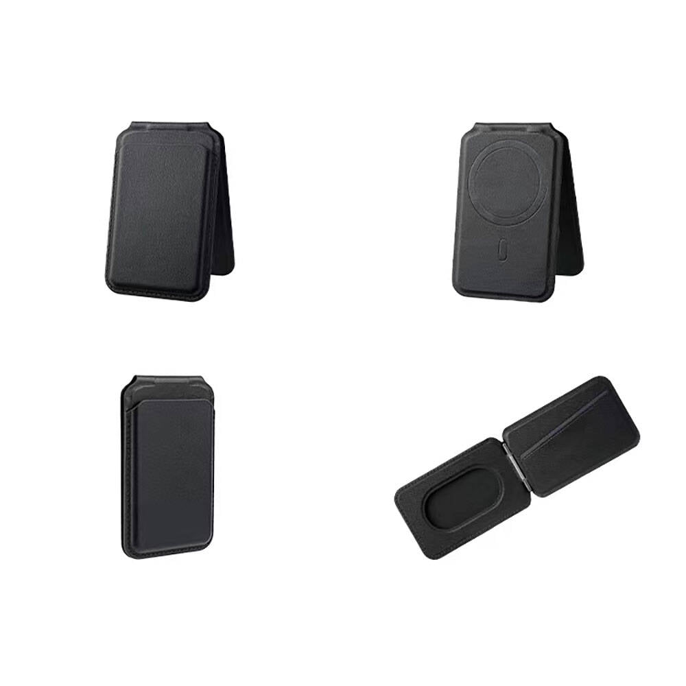 Zore CRD-06 Suni Deri Görünümlü Magnetik Kartlık Siyah