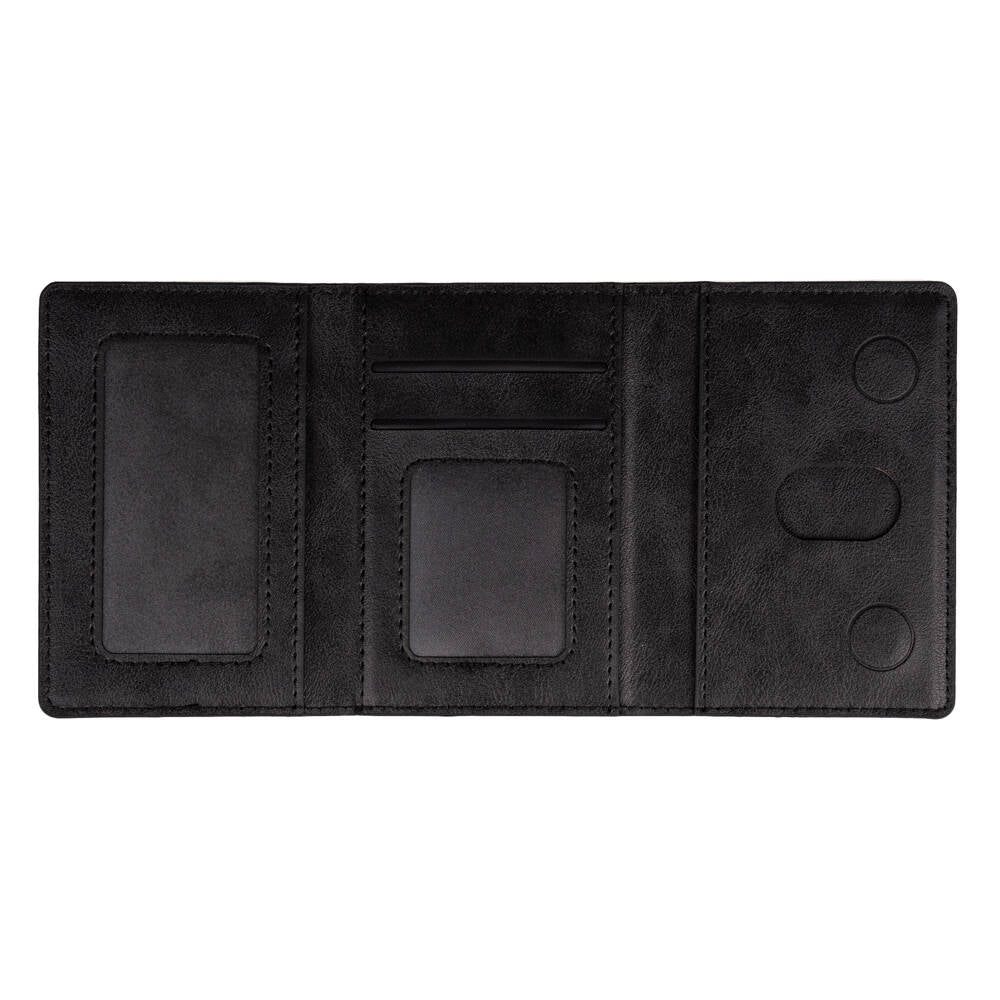 Zore CRD-07 Yapışkan Bantlı 5 Hazneli Mıknatıslı Kartlık Siyah