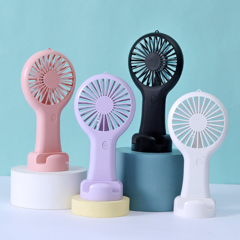 Zore DD5002 Telefon Standlı 3 Kademeli El Fanı Beyaz