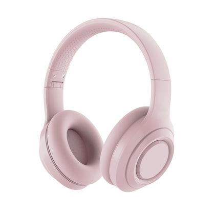 Zore DR-58 Ayarlanabilir ve Katlanabilir Kulak Üstü Bluetooth Kulaklık Pembe