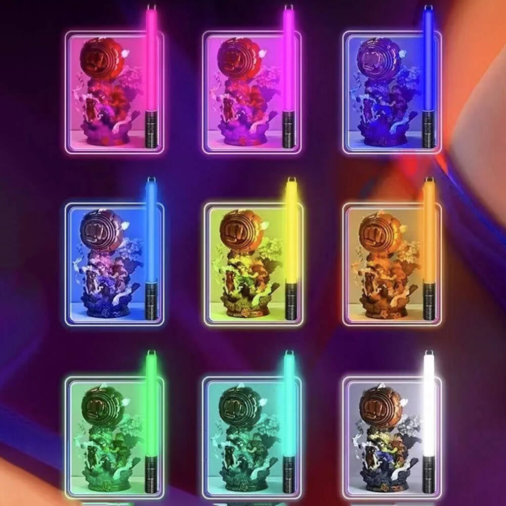 Zore H2 OLED Ekran Göstergeli RGB Led Işıklı Aydınlatma Çubuğu Siyah