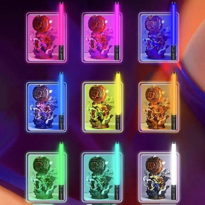 Zore H2 OLED Ekran Göstergeli RGB Led Işıklı Aydınlatma Çubuğu Siyah