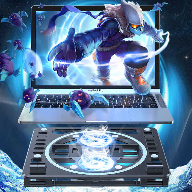 Zore HZ-01 Soğutucu Fanlı Laptop Standı Siyah