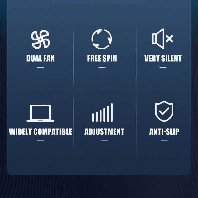 Zore HZ-01 Soğutucu Fanlı Laptop Standı Siyah