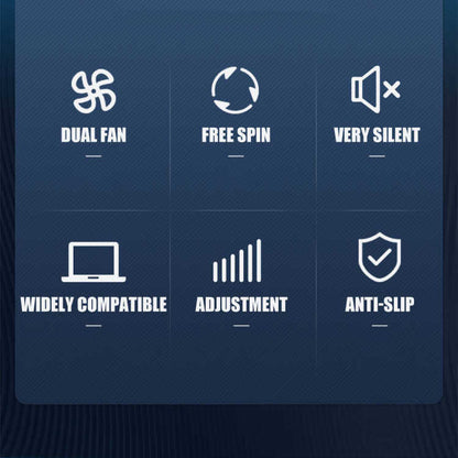 Zore HZ-01 Soğutucu Fanlı Laptop Standı Siyah