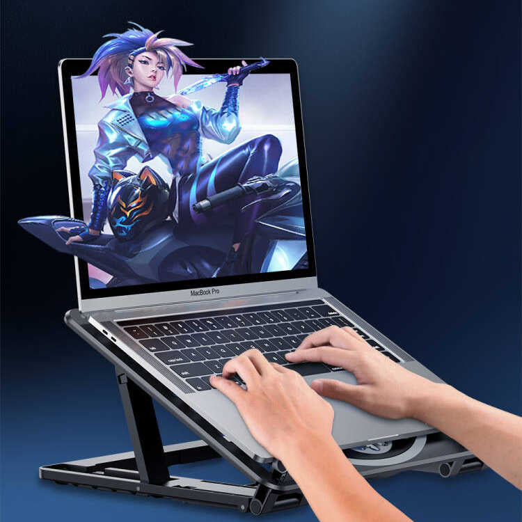 Zore HZ-01 Soğutucu Fanlı Laptop Standı Siyah