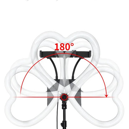 Zore JM33-13 RGB LED Taşınabilir Kalp Şekilli Selfie Işığı 33cm Siyah