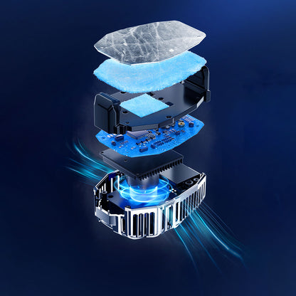 Zore N15 Gümüş Kaplama 2 Kademeli TEC Soğutma Sistemli Telefon Soğutucu Fan Gümüş