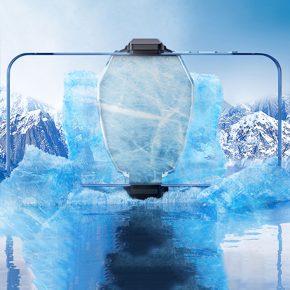 Zore N15 Gümüş Kaplama 2 Kademeli TEC Soğutma Sistemli Telefon Soğutucu Fan Gümüş